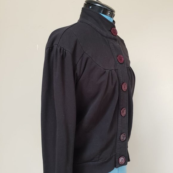 Vintage high-neck button-up cardigan - Picture 3 of 4